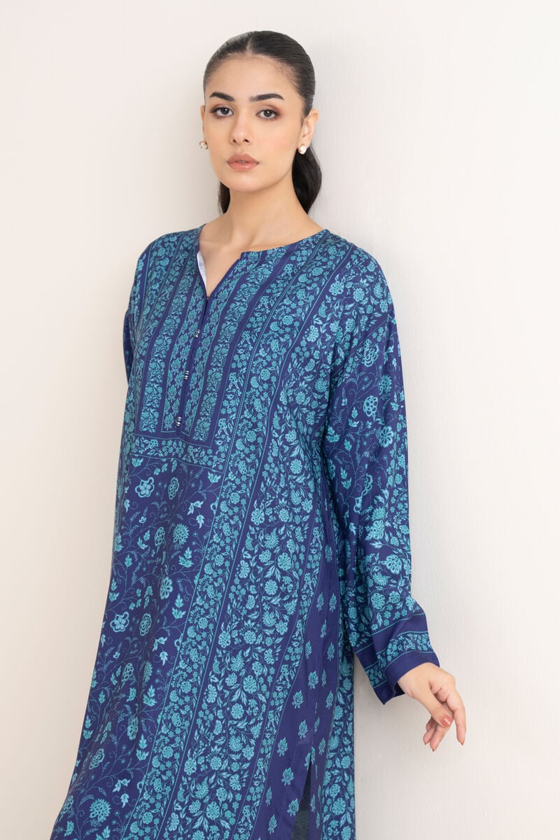 Printed Viscose Linen Shirt