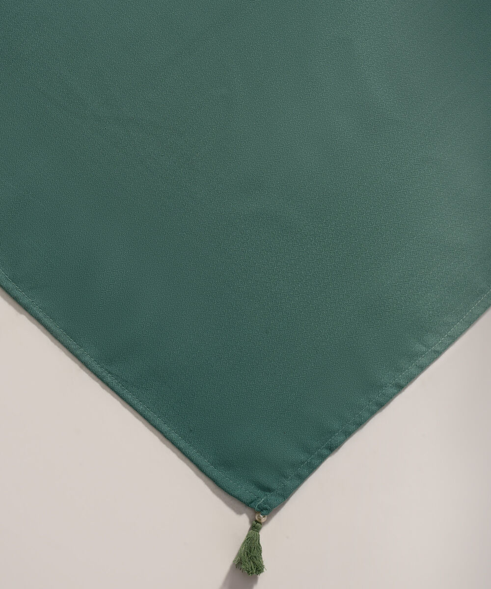 Women's RTW Poly Viscose Solid Seafoam Green Shawl