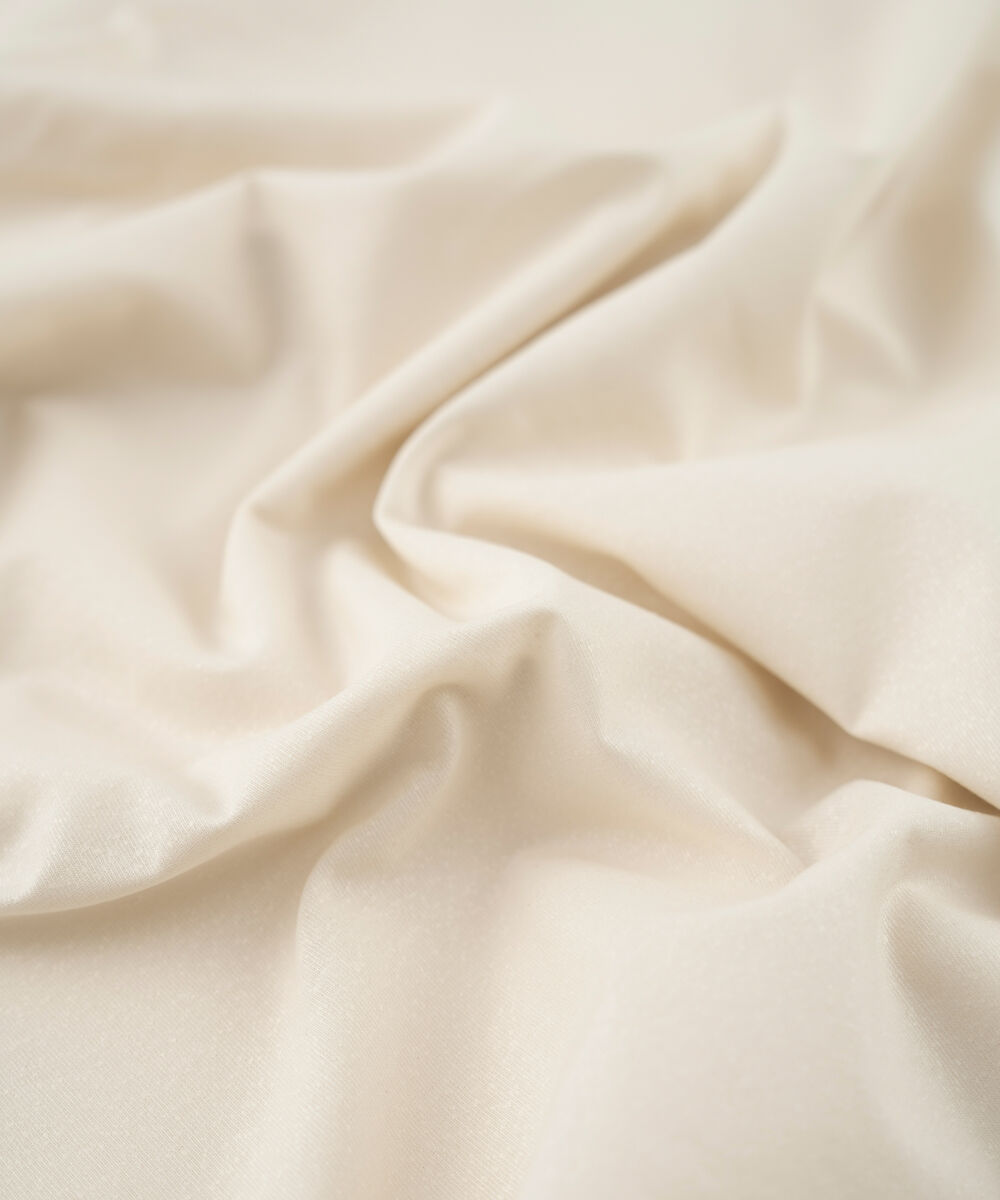 Men's Unstitched Cream Karandi Suit