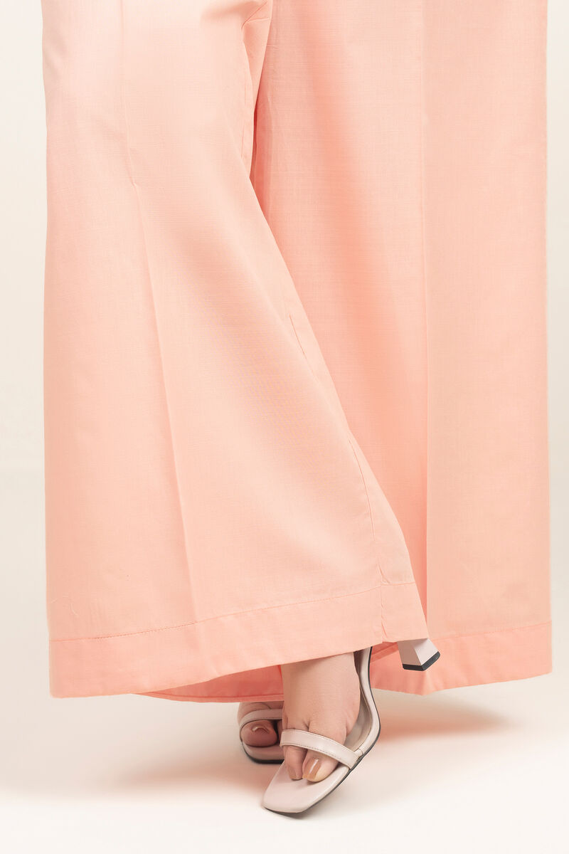 Solid Cambric Flared Pants