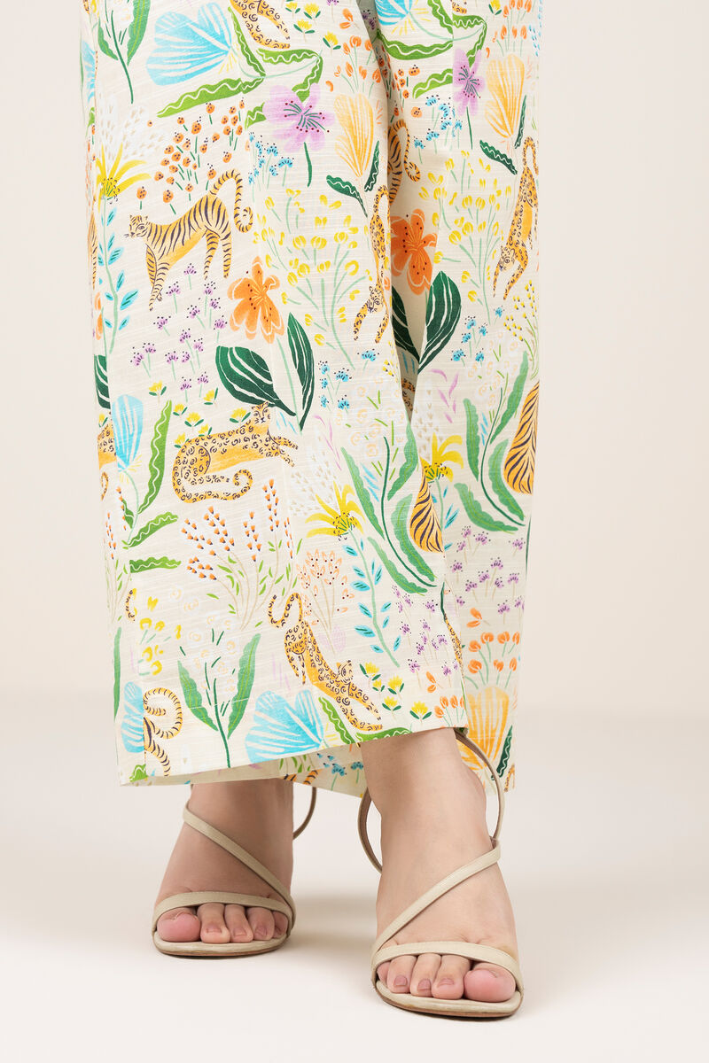 Printed Khaddar Culottes