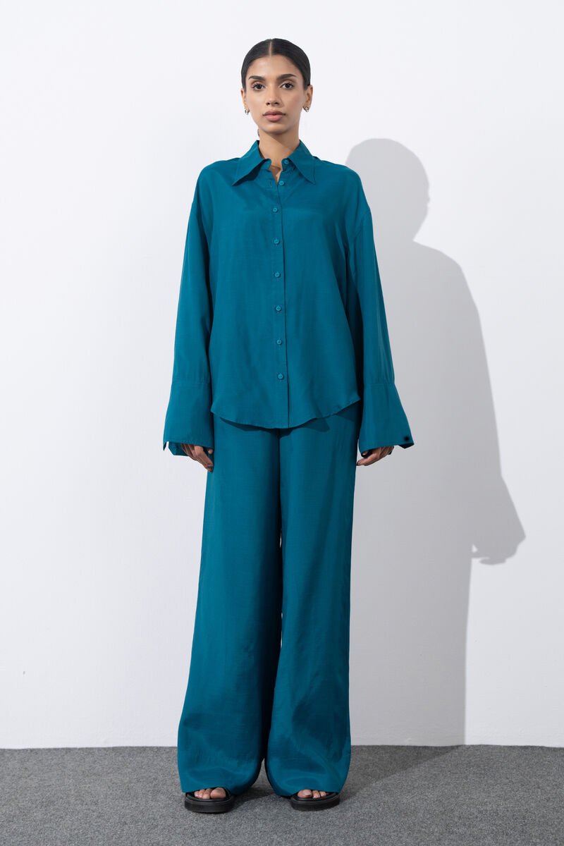 Shirt With Exaggerated Cuffs