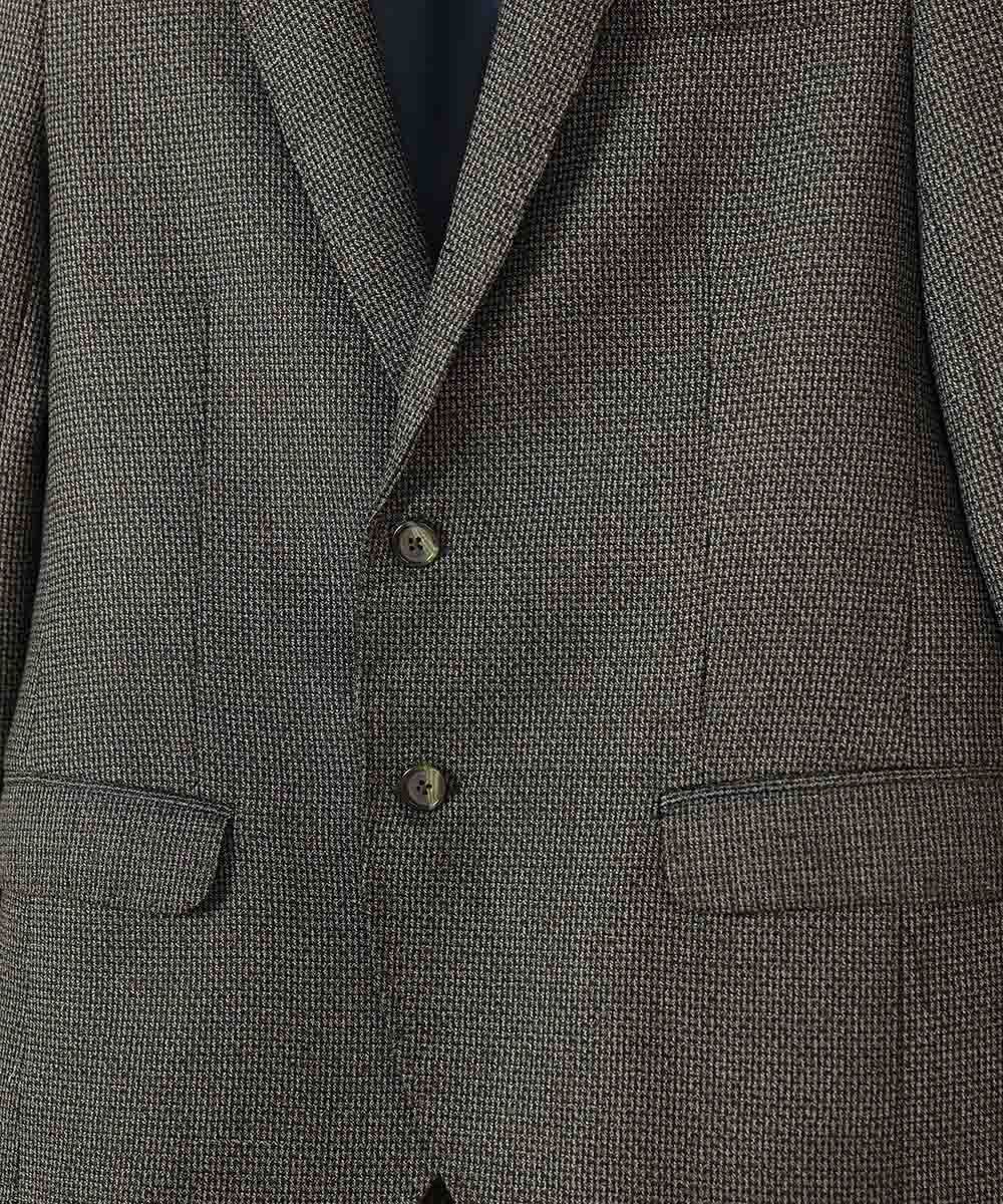 Men's Stitched Grey Tropical Fabric Coat