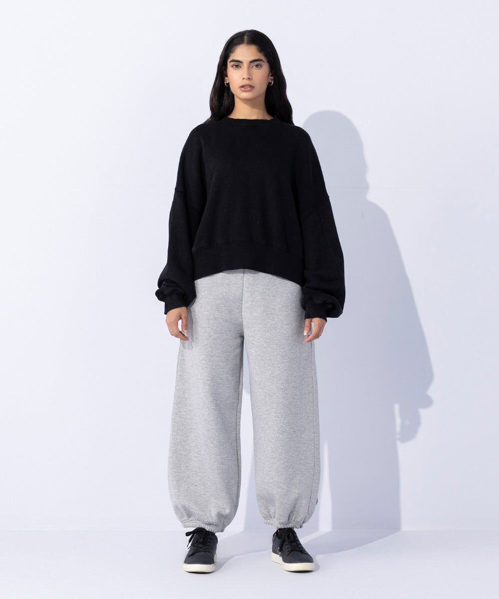 Women's Western Wear Black Sweatshirt