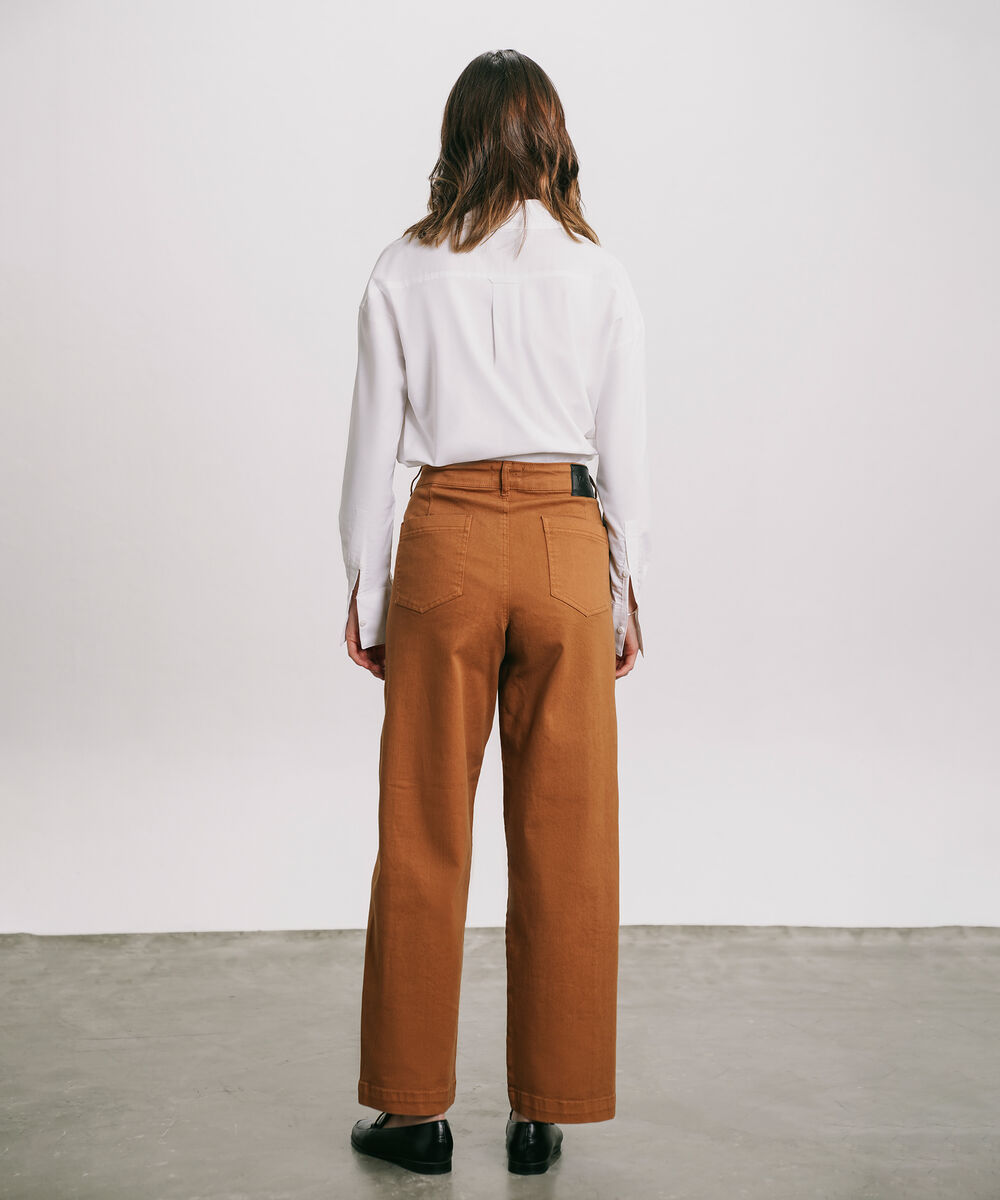 Women's Western Wear Brown Barrel Carpenter Pants