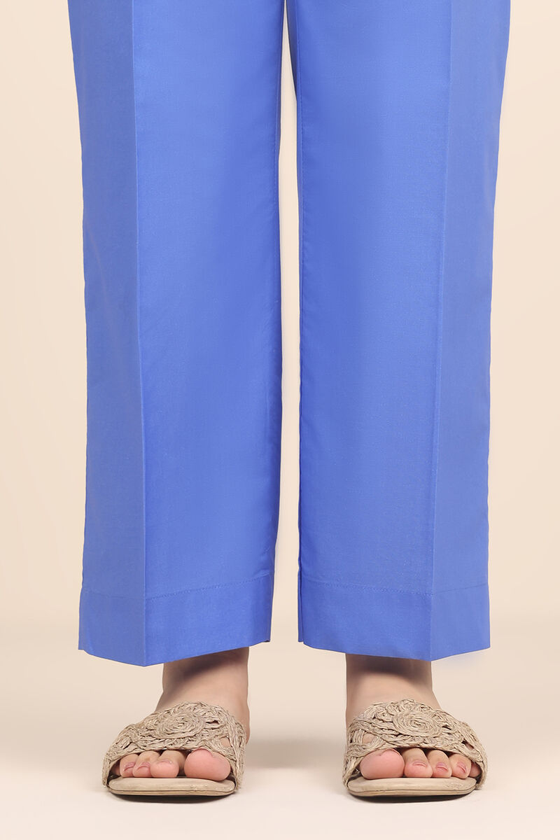 Solid Cambric Straight Pants