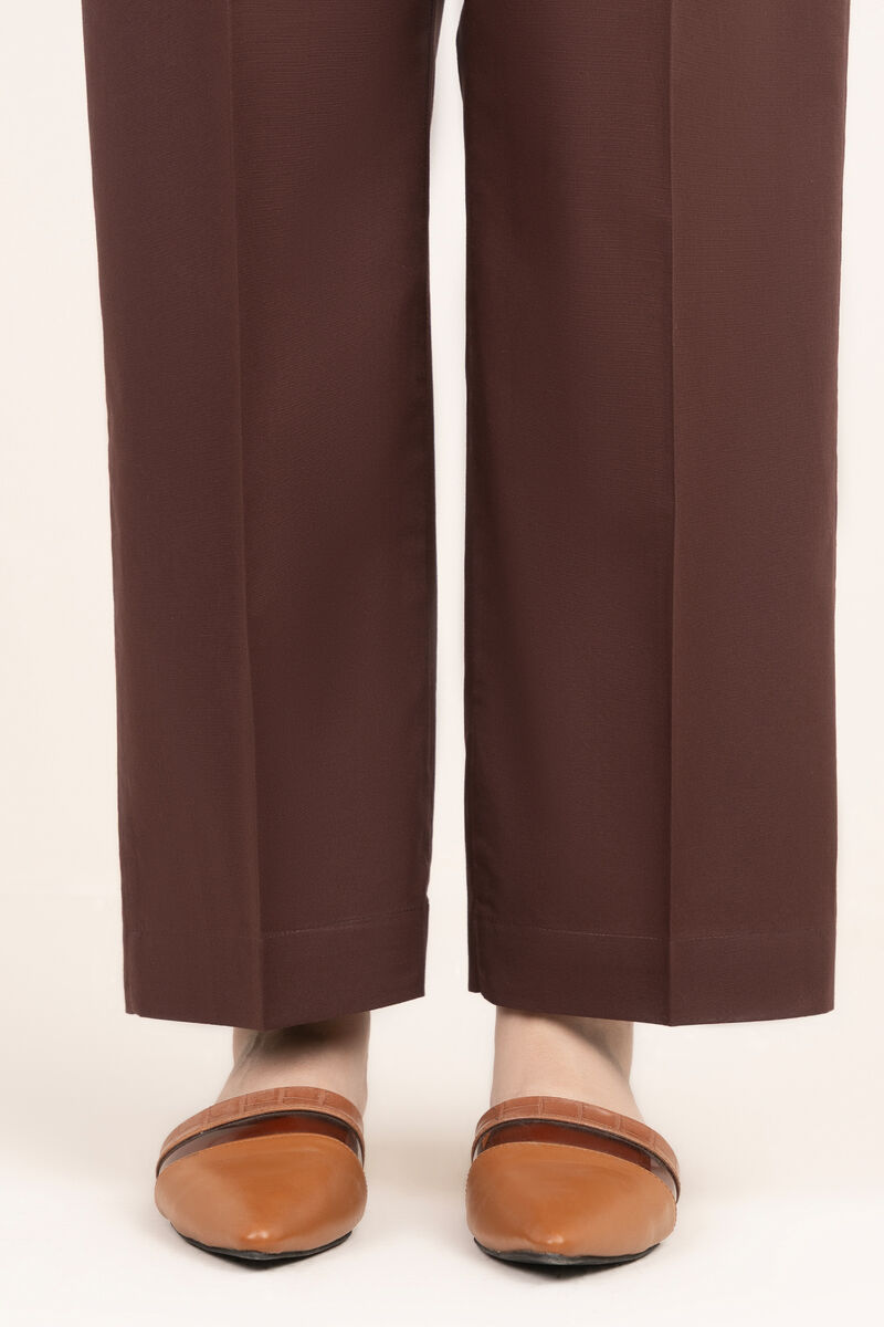 Solid Cambric Straight Pants