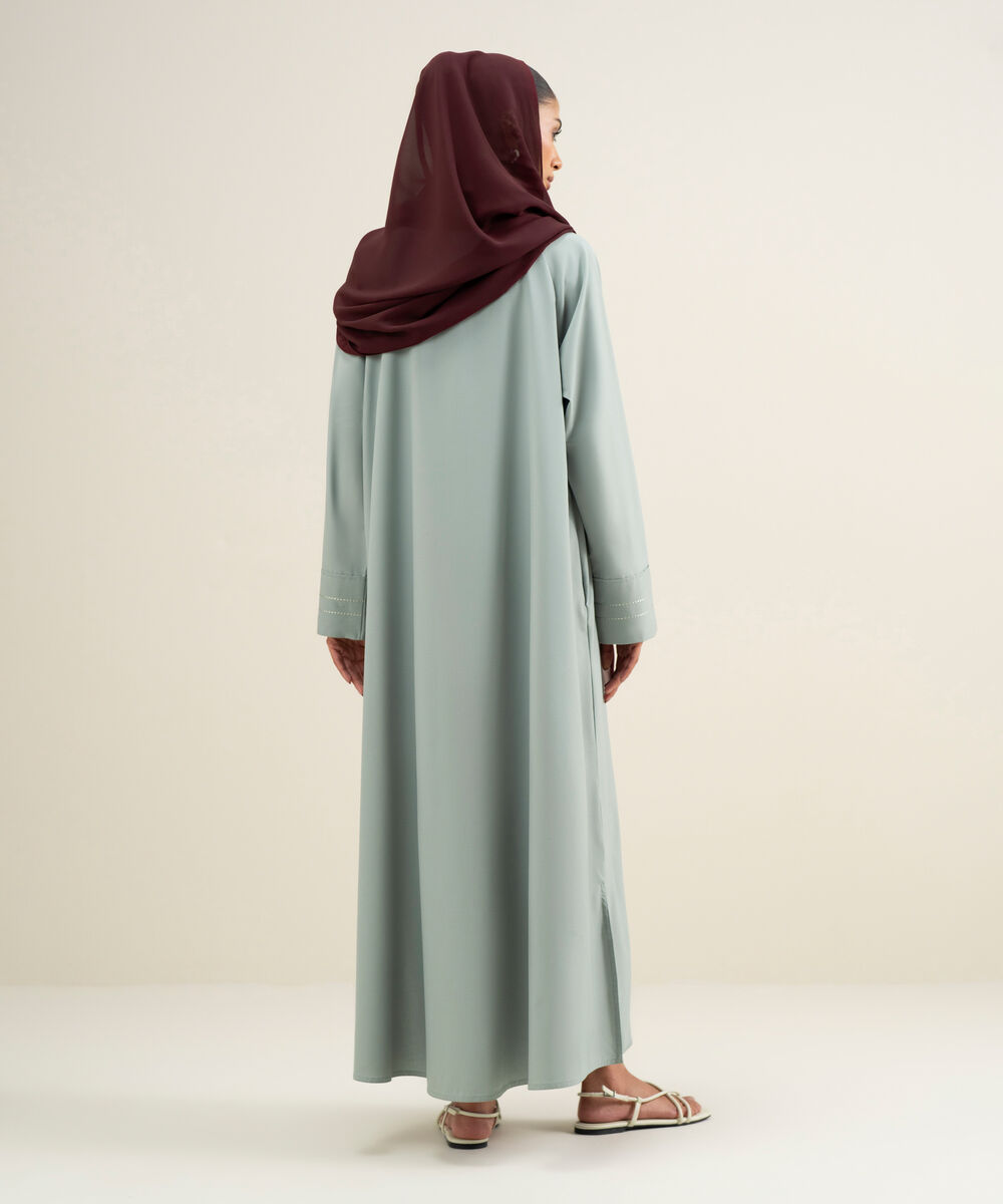 Women's Grey Raglan Abbaya