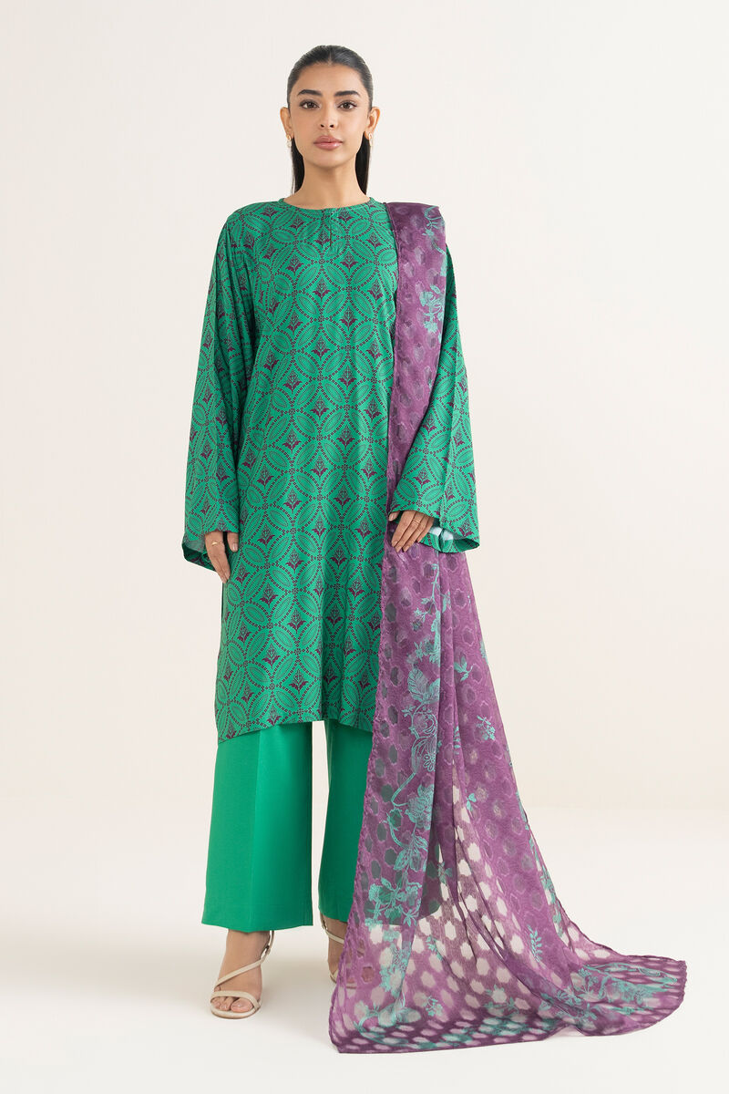 Printed Jacquard Dupatta