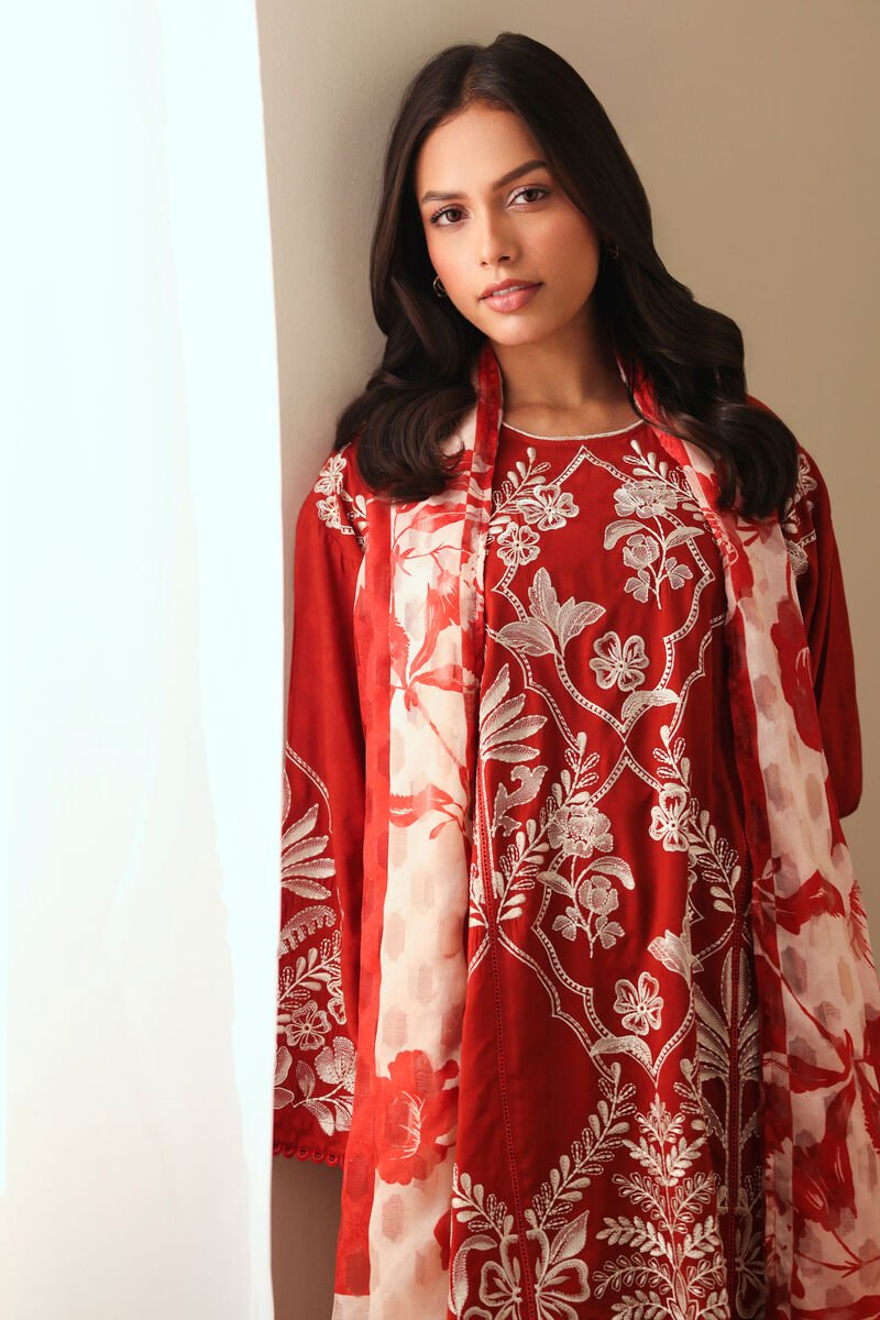 Embroidered Arabic Jacquard Shirt