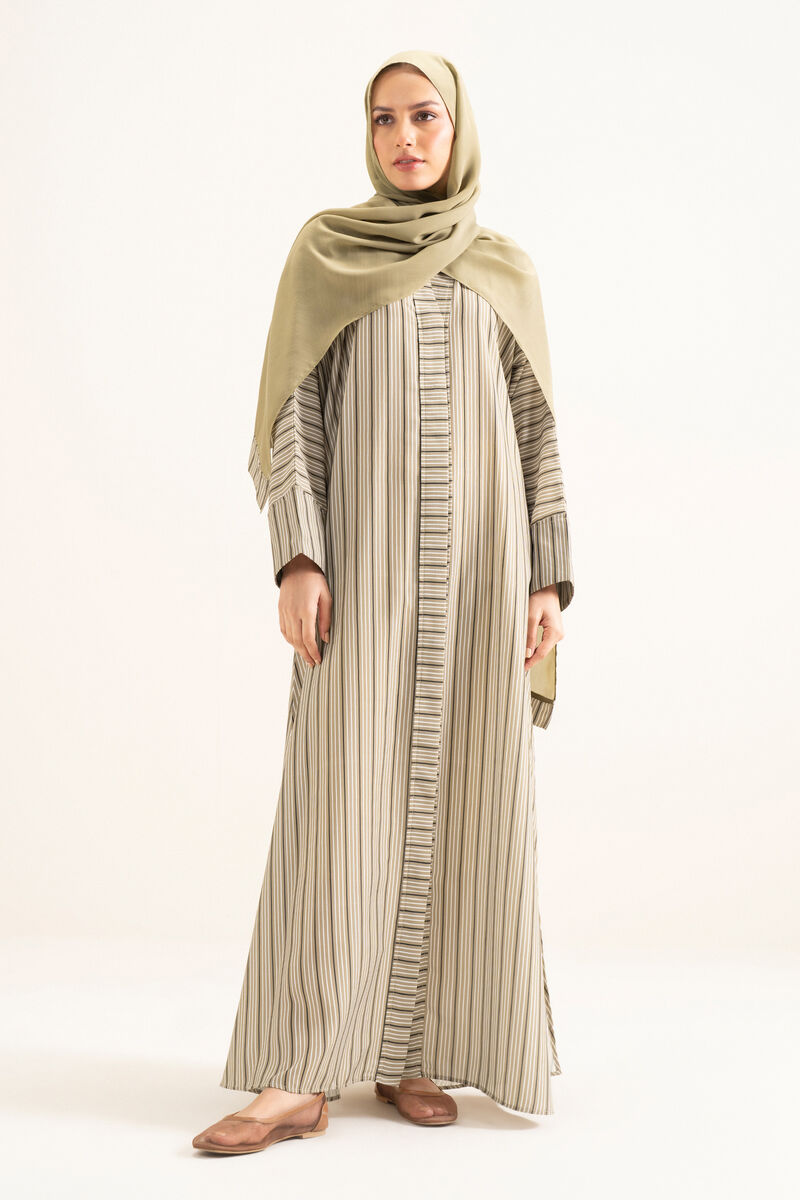 Printed Abaya Set
