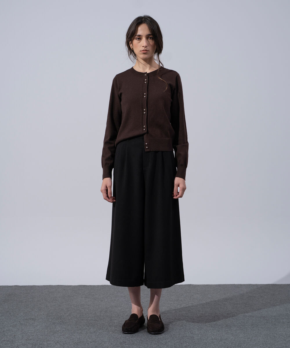 Women's Western Wear Black Wide Leg Culottes