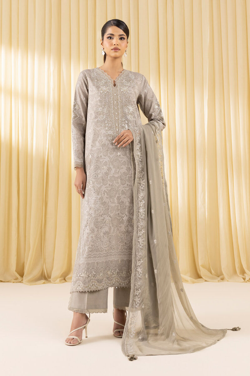 3 Piece - Embroidered Lawn Suit