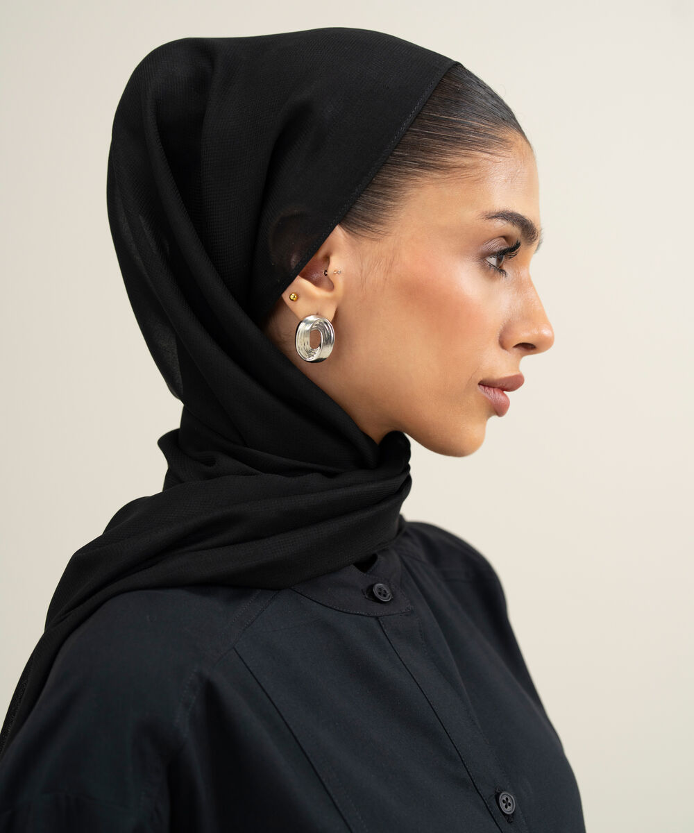 Women's Black Hijab