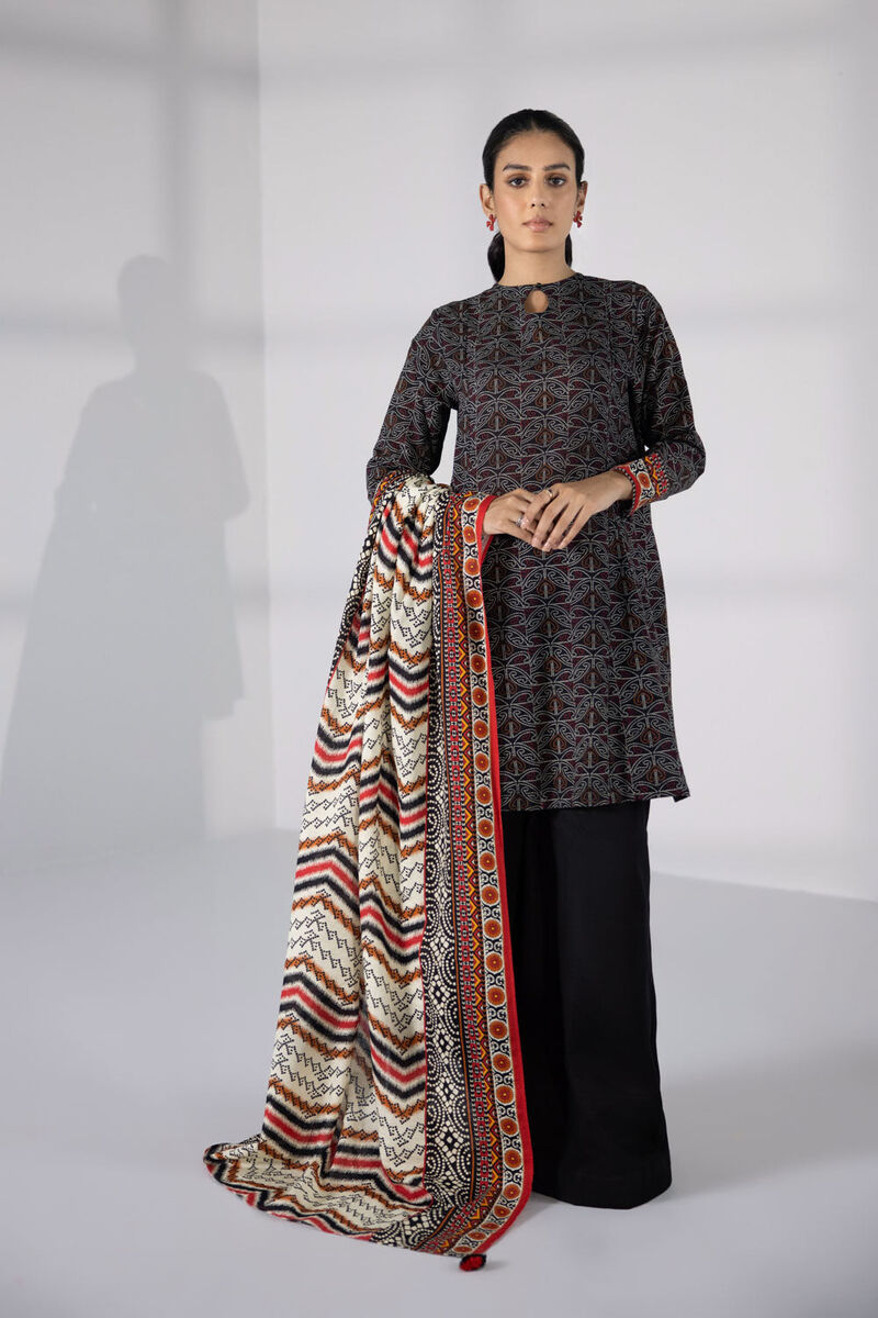 3 Piece - Lawn Printed Suit