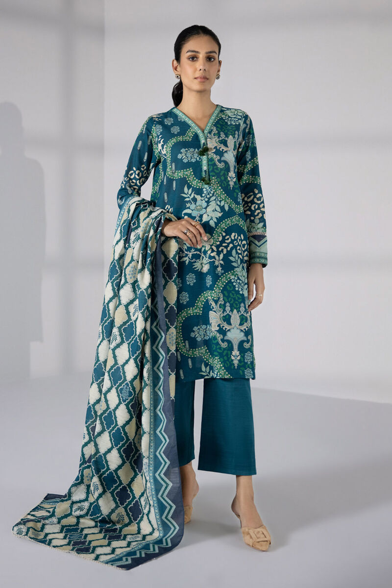 3 Piece - Printed Lawn Suit