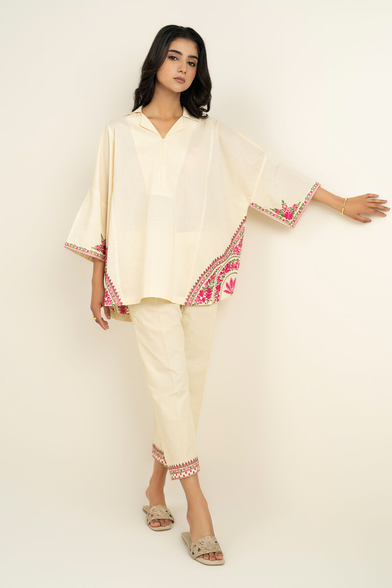 Embroidered Dobby Shirt