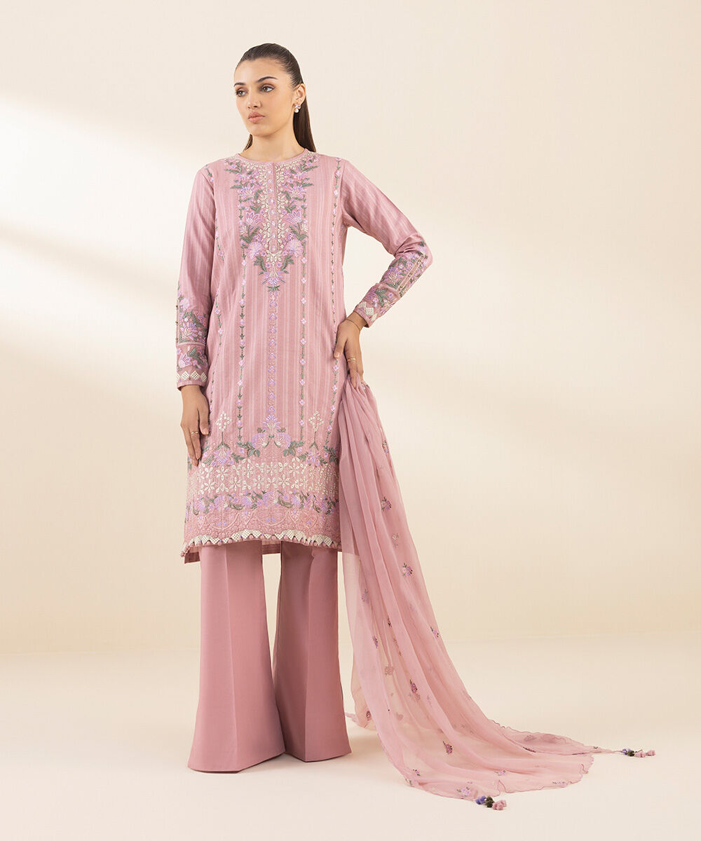 0U3PEDF25V29 Unstitched 3 PC 0U3PEDF25V29