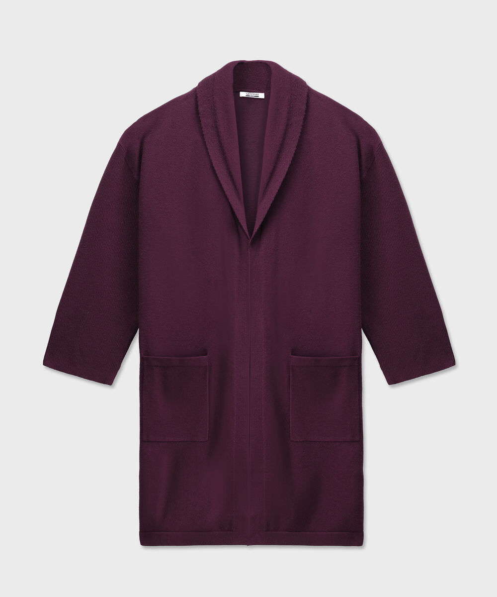 Women's Western Wear Merlot Long Knit Cardigan