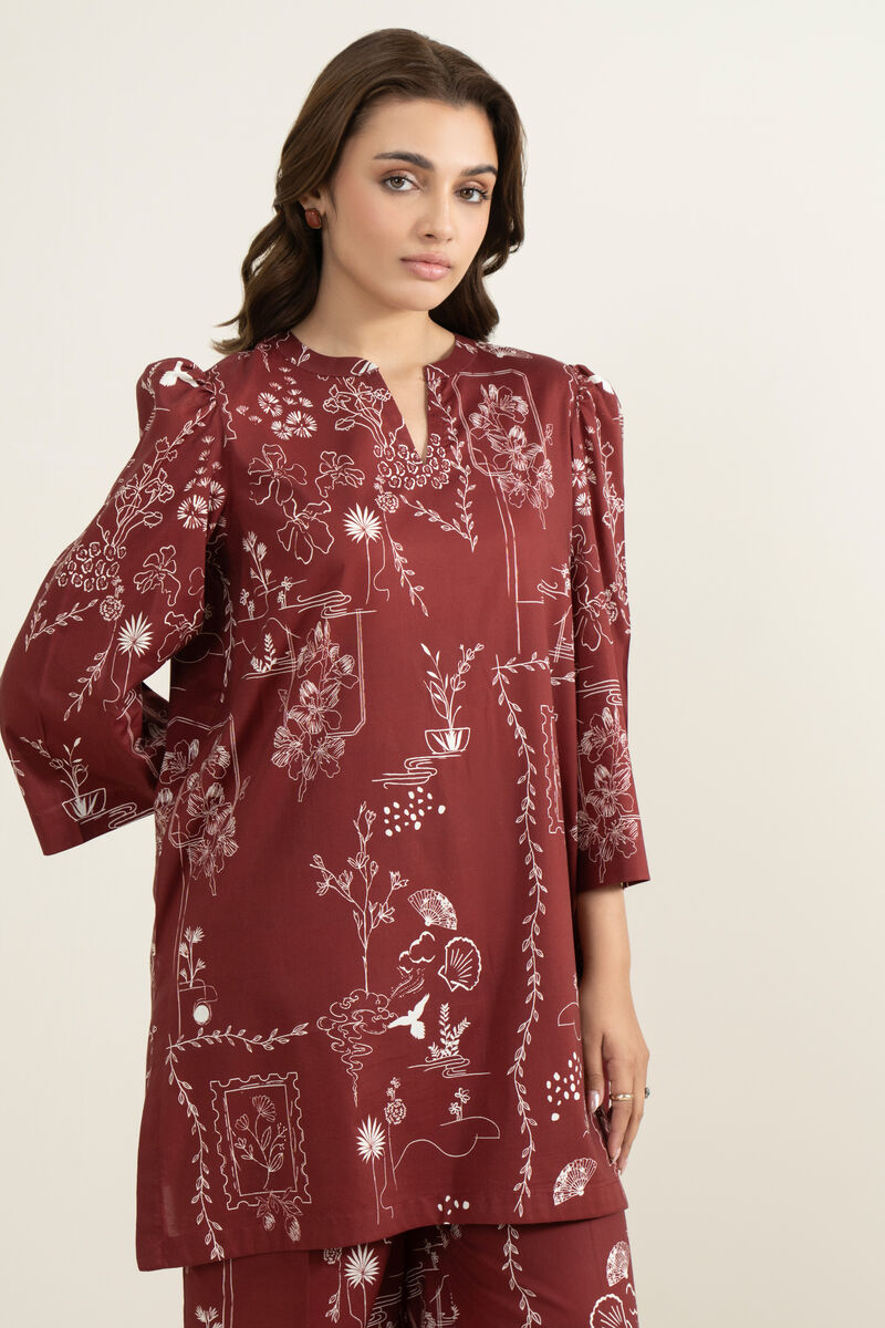 Printed Cotton Viscose Shirt