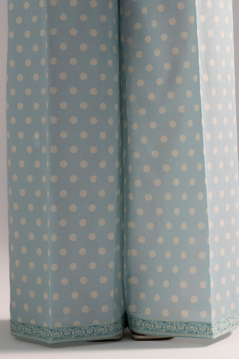 Printed Cambric Flared Pants