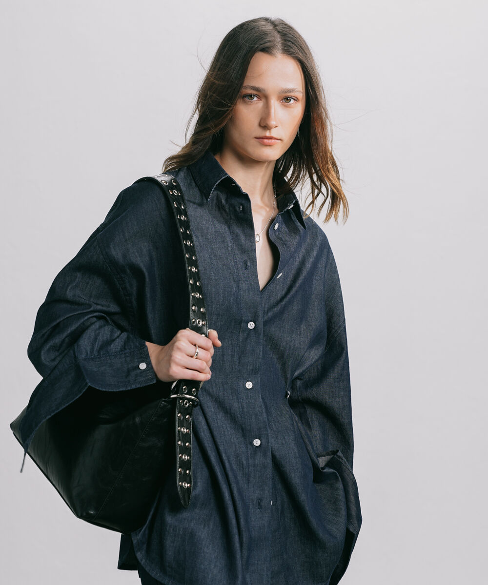 Women's Black Shoulder Bag