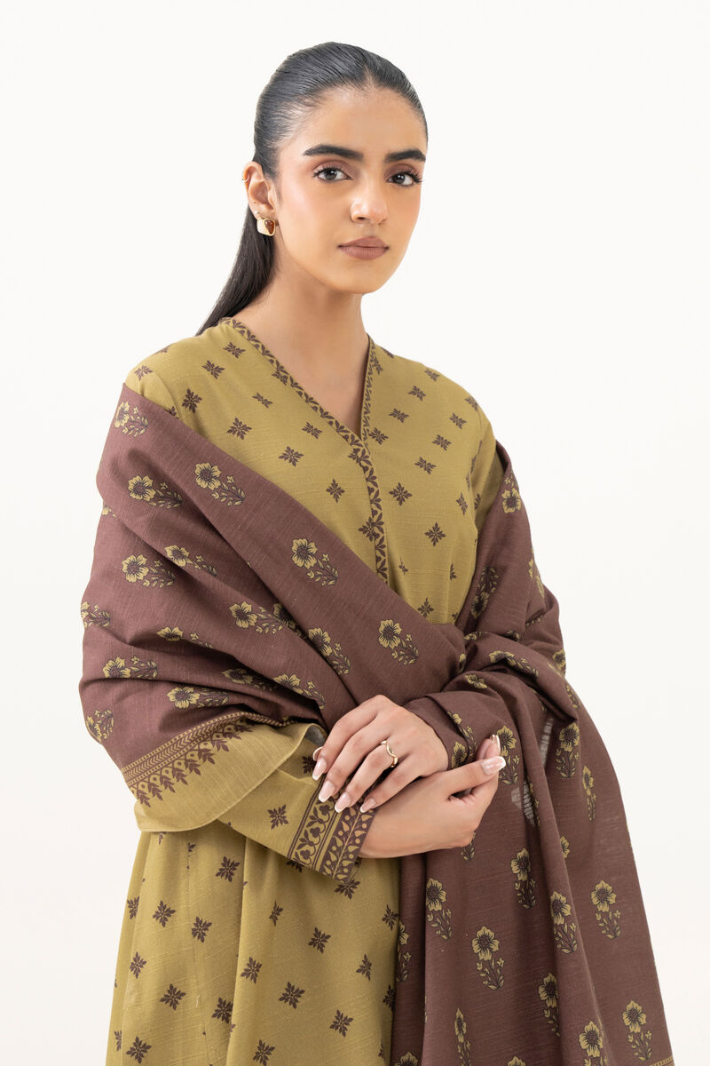 2 Piece - Printed Light Khaddar Suit