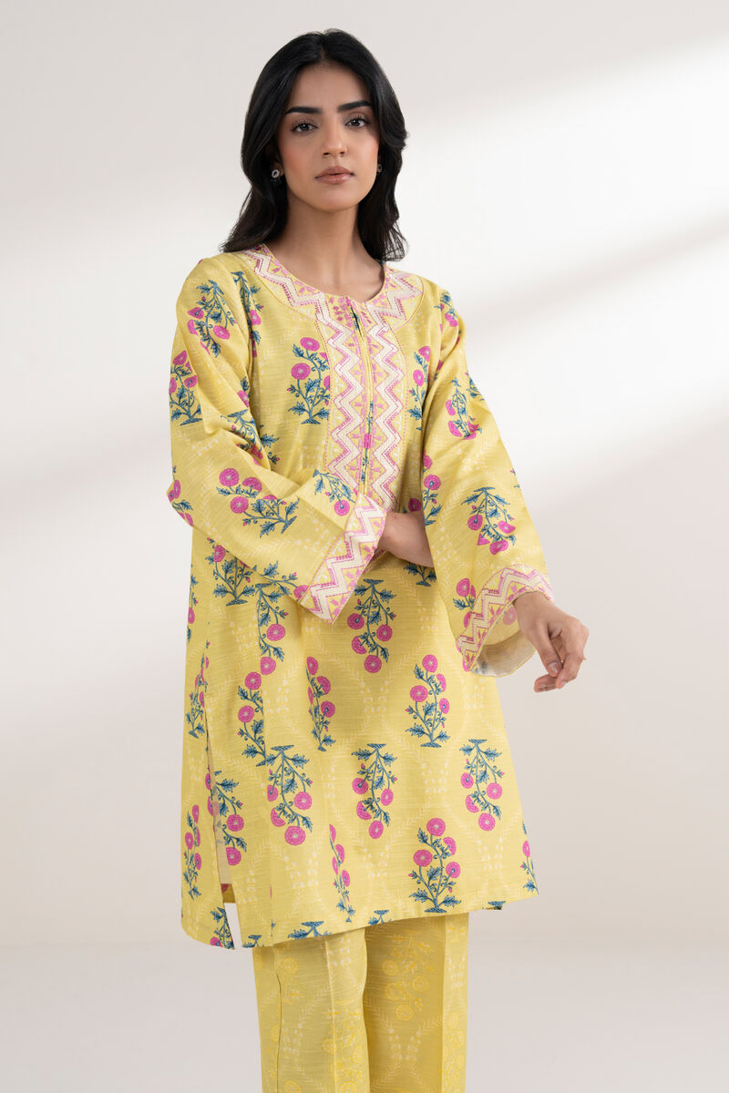 Embroidered Light Khaddar Shirt