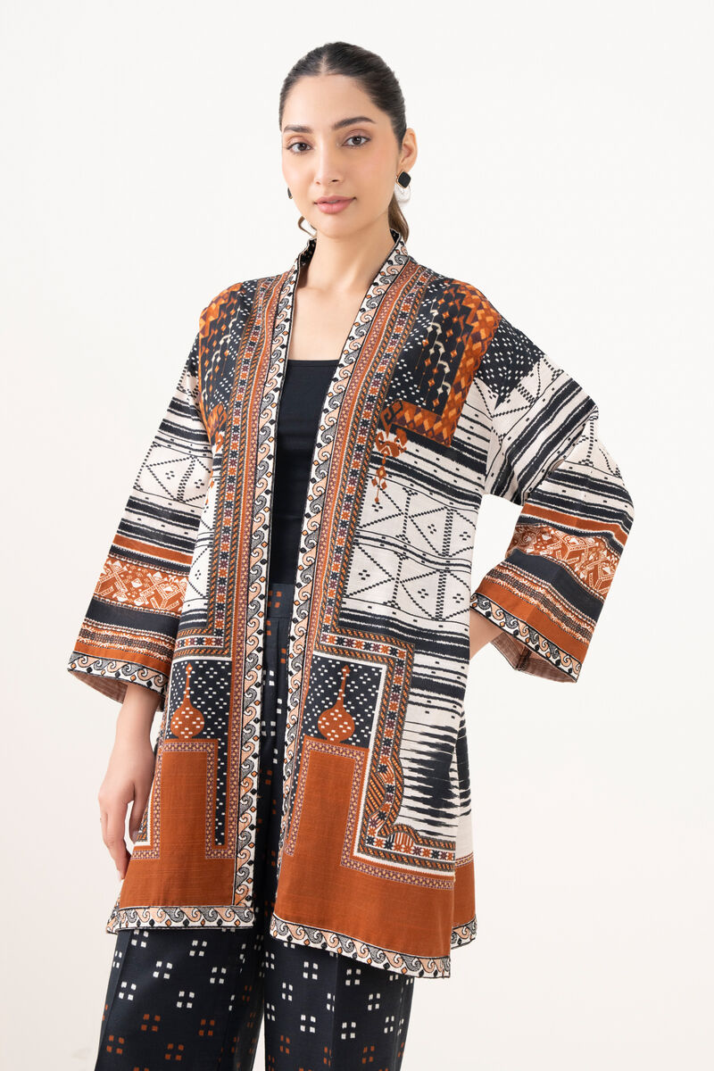 Embroidered Light Khaddar Jacket