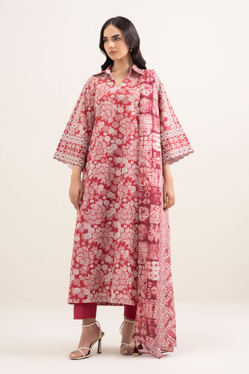 3 Piece - Printed Lawn Suit