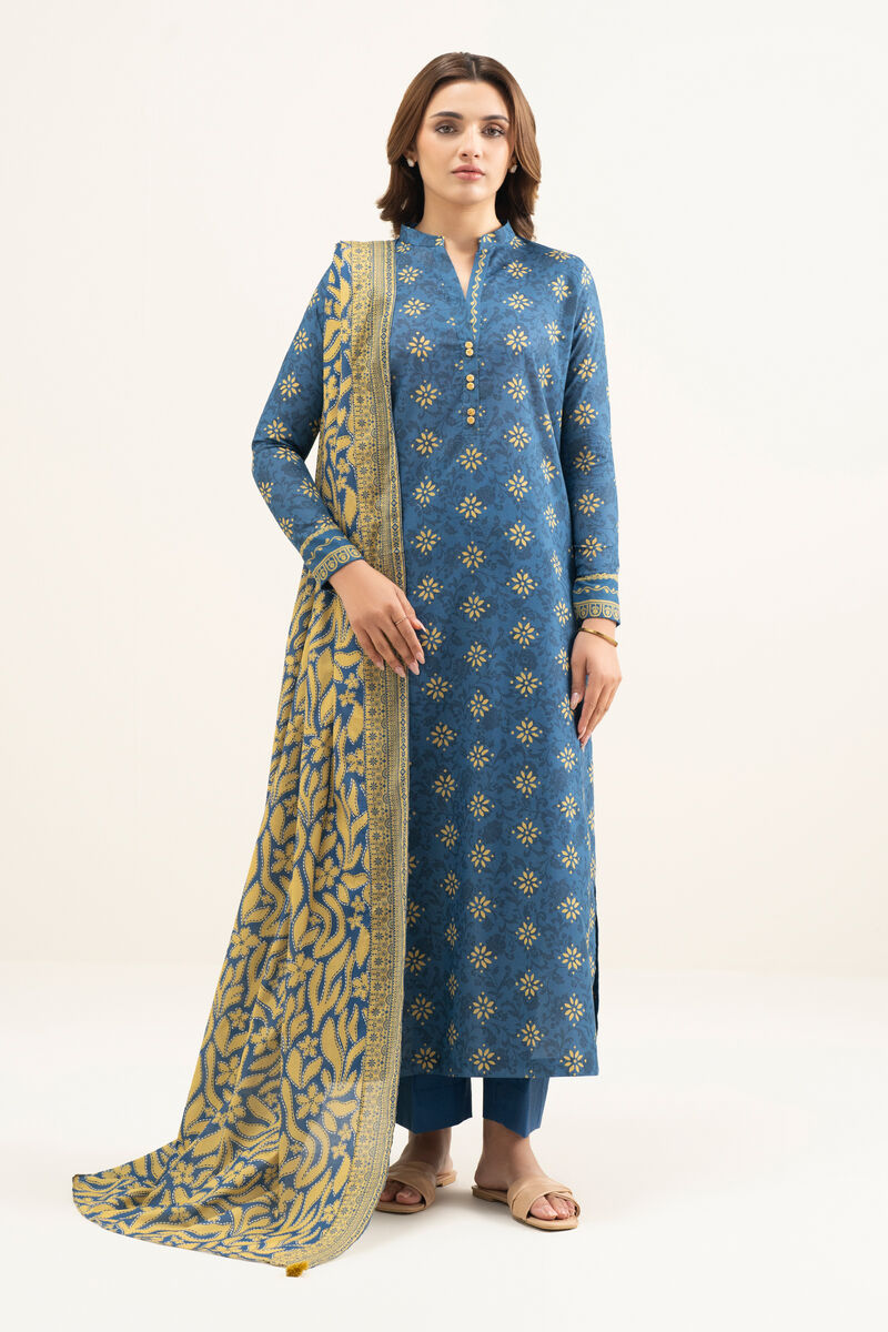 3 Piece - Printed Lawn Suit