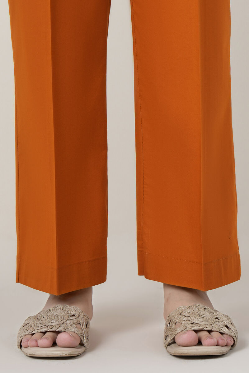 Solid Cambric Straight Pants