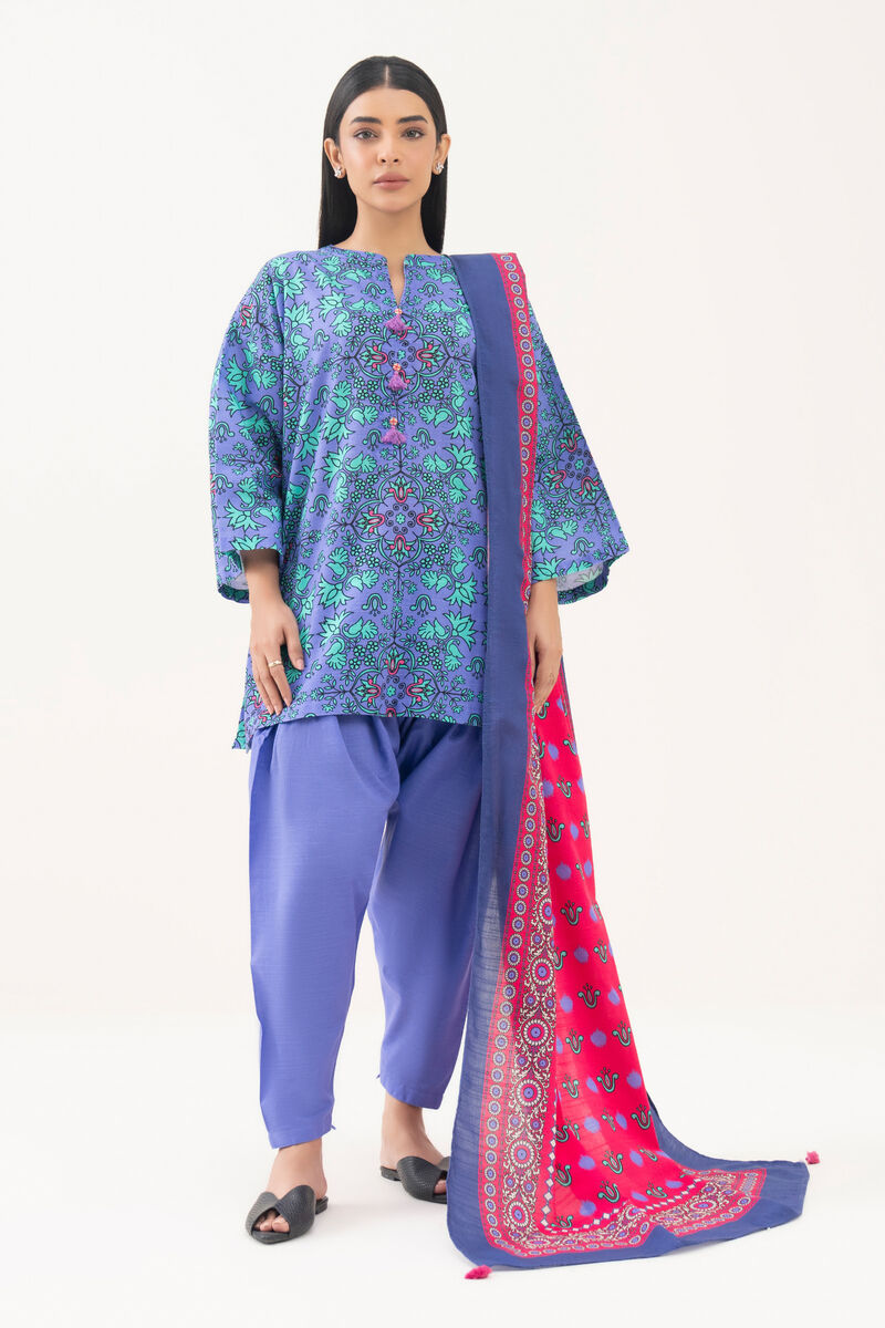 Printed Light Khaddar Dupatta