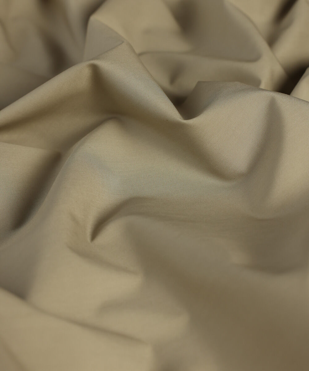 Men's Unstitched Luxury Cotton Brown Kurta