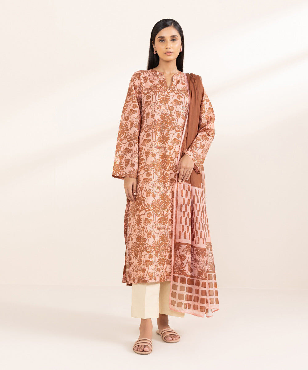 Printed Dupatta 2SDF24V2115D