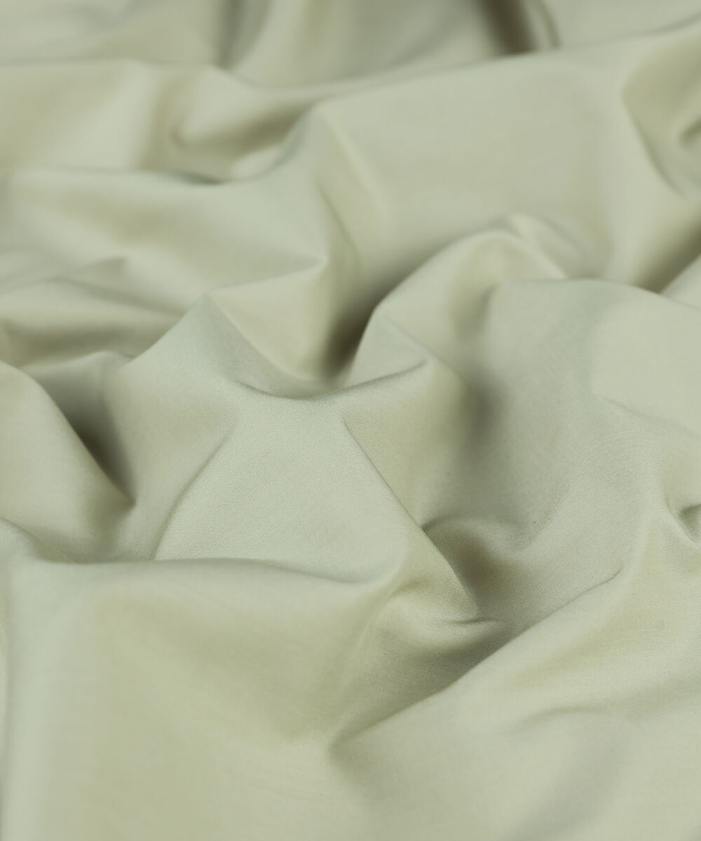 Men Unstitched Cotton Green Full Suit Fabric