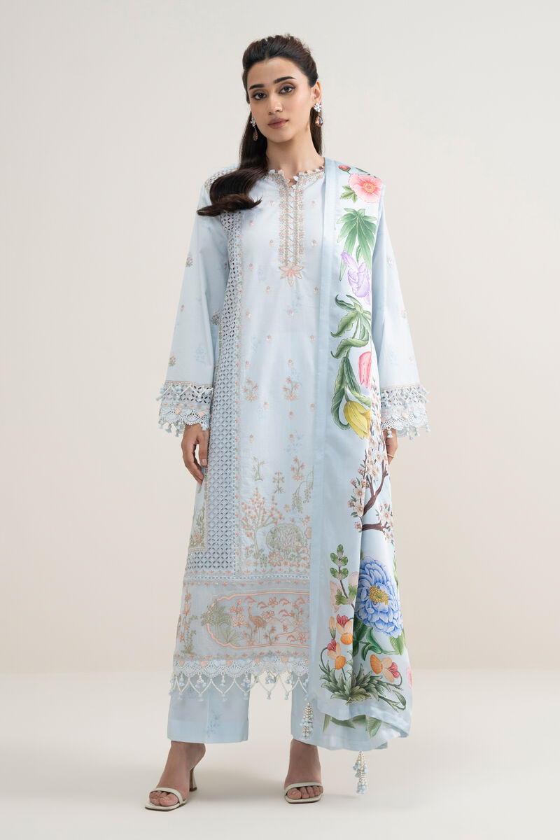 3 Piece - Embroidered Lawn Suit
