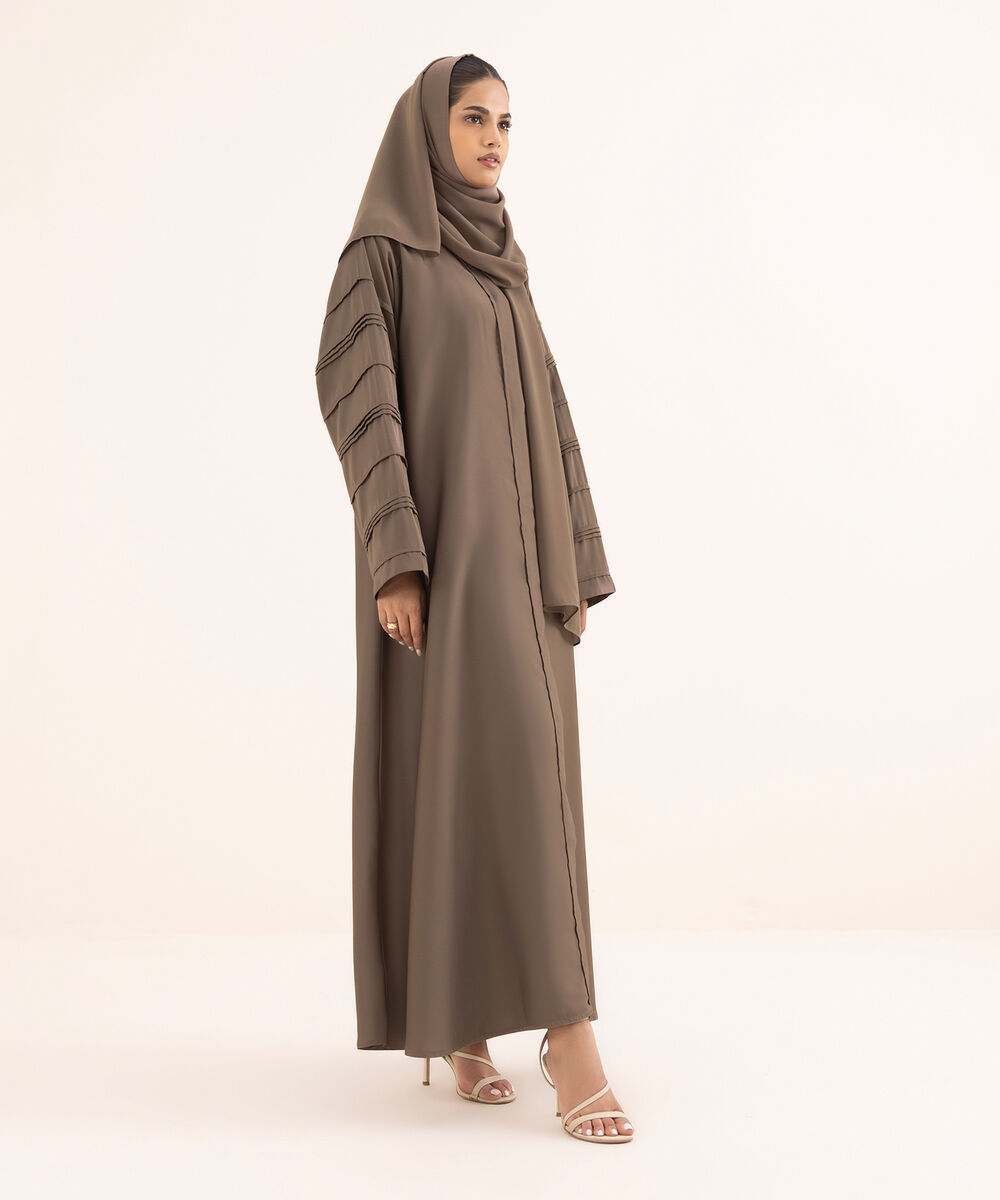 Women's Brown Nida Abaya