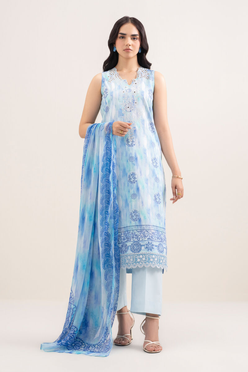 3 Piece - Embroidered Lawn Suit