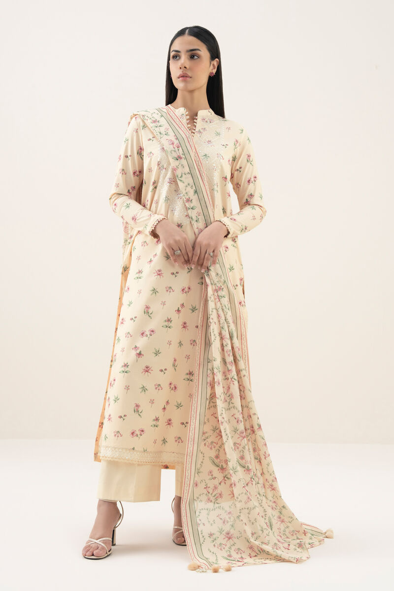 3 Piece - Embroidered Lawn Suit