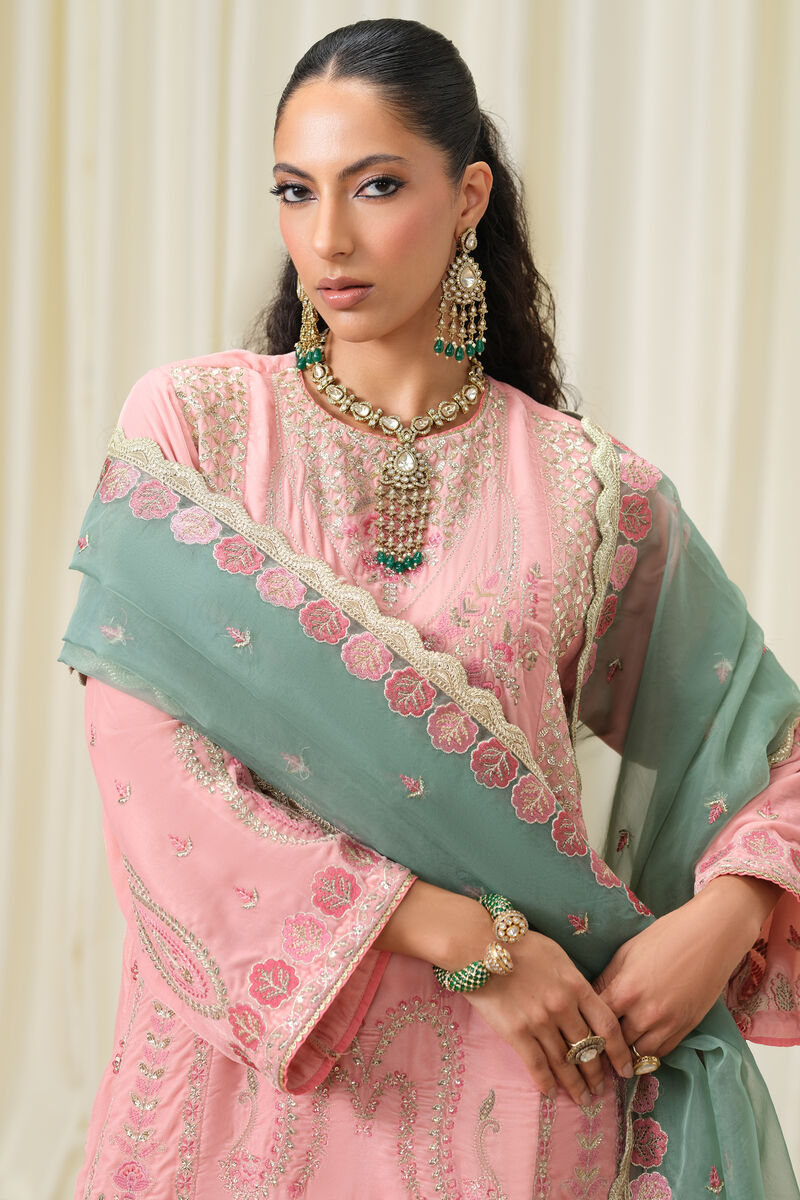 3 Piece - Embroidered Velvet Suit