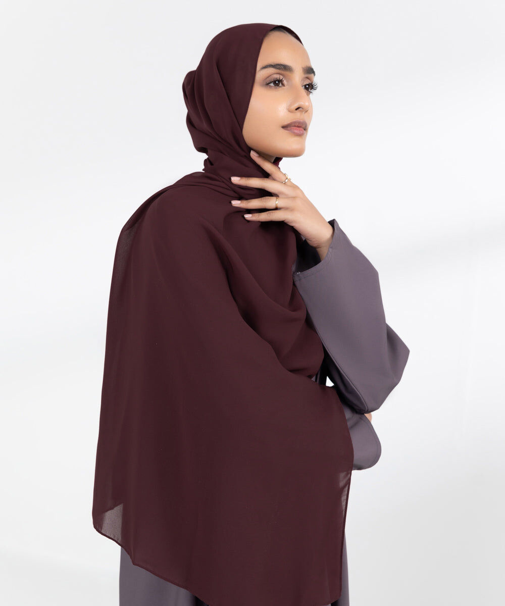 Womens Red Hijab WESTHJB36