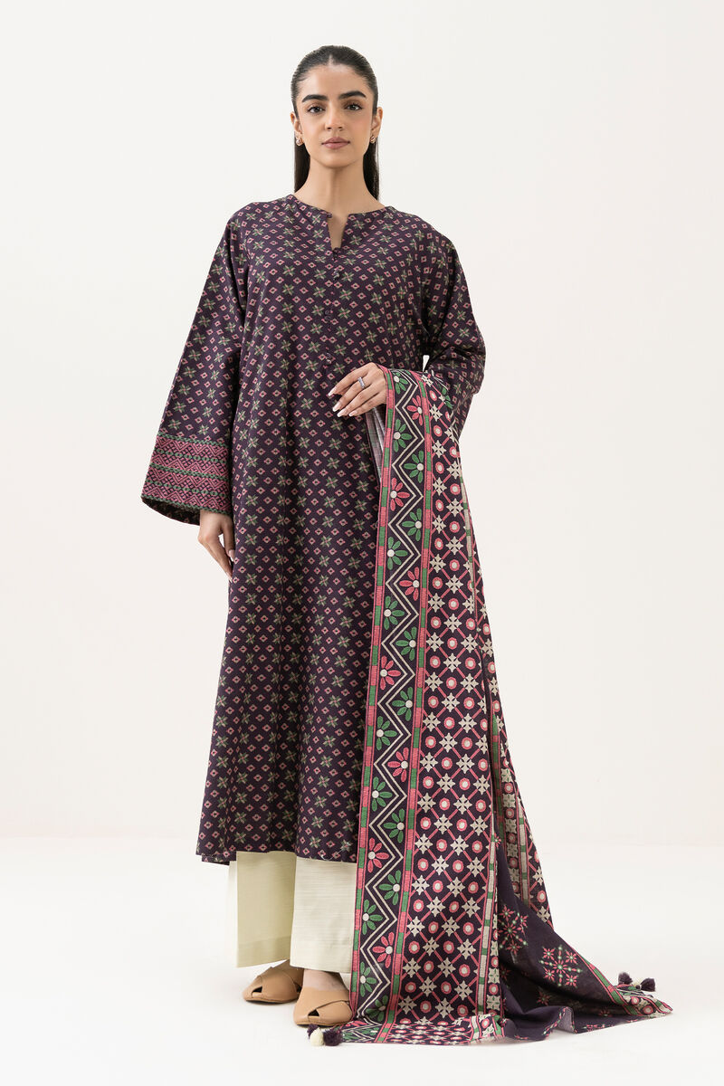 2 Piece - Printed Cotton Suit