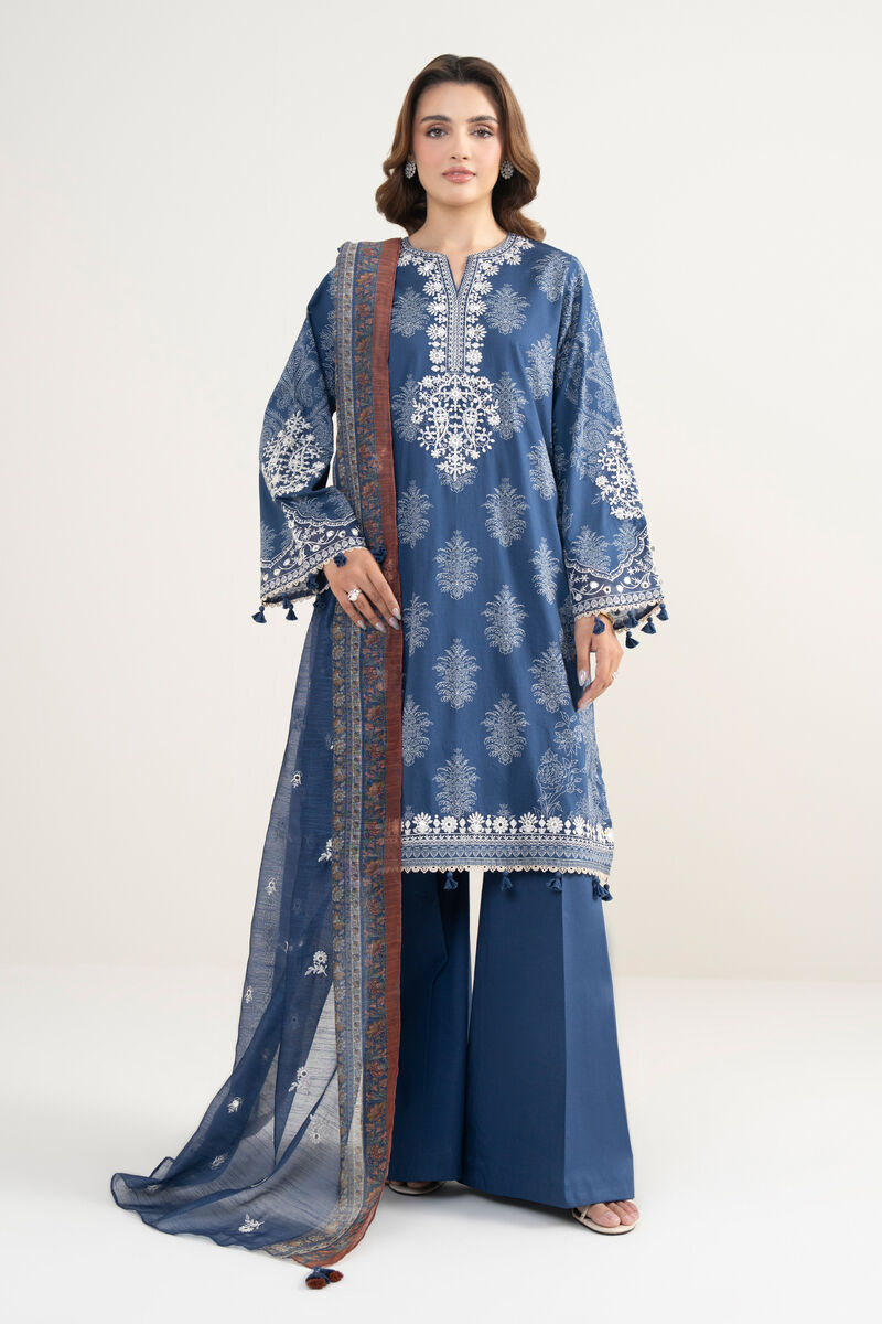 3 Piece - Embroidered Lawn Suit