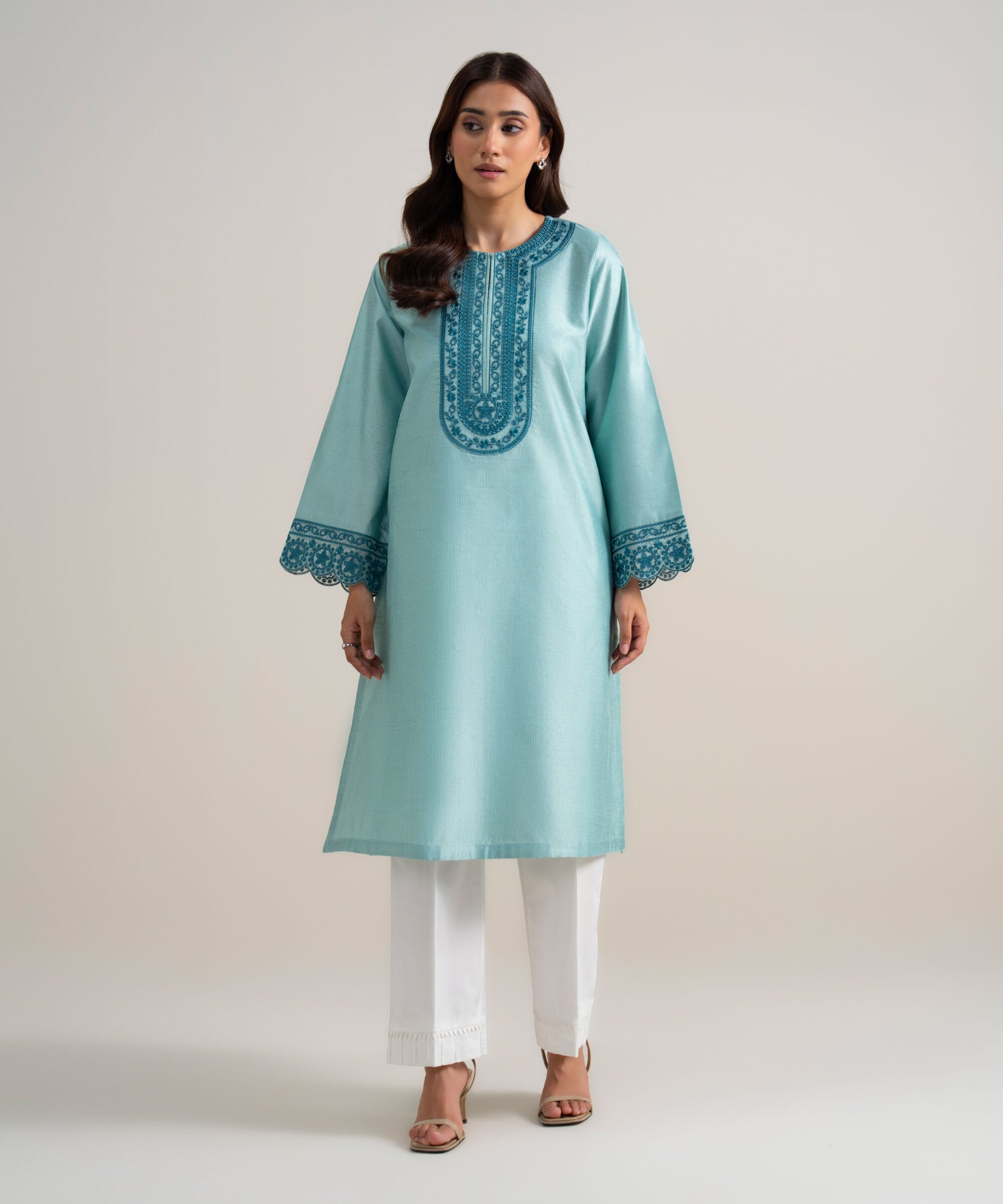 Unstitched Cotton Net Shirt USFLXS25V511