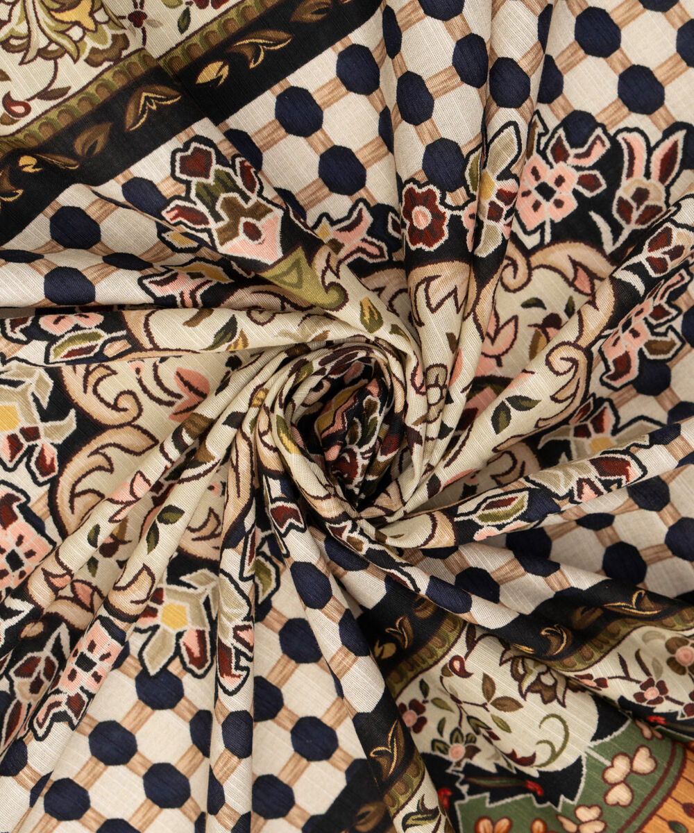 Printed Khaddar Multi Dupatta