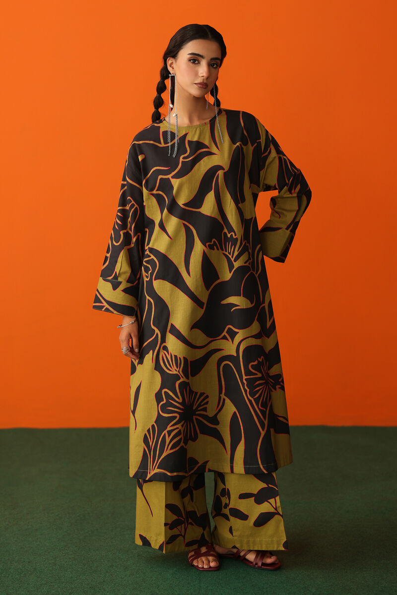 Printed Crosshatch Shirt