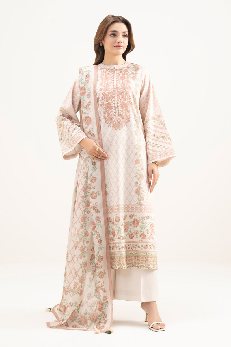 3 Piece - Printed Lawn Suit