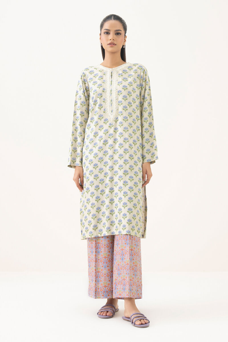 Embroidered Arabic Lawn Shirt