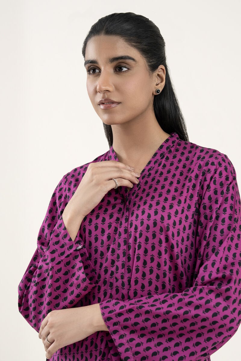 Printed Arabic Lawn Shirt